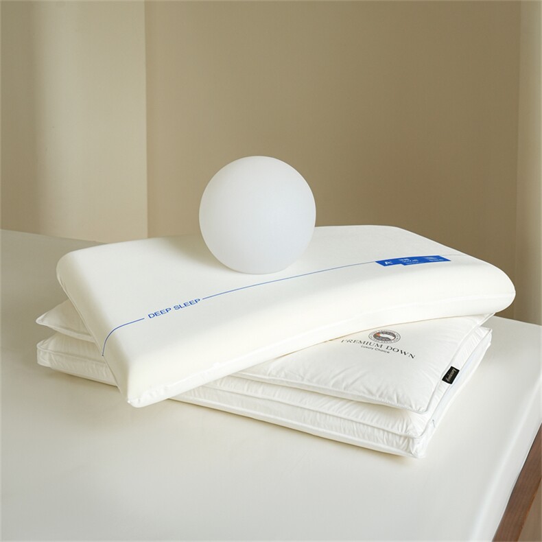 新款亚朵羽绒枕枕头枕芯，枕套/枕芯，一起卖家纺