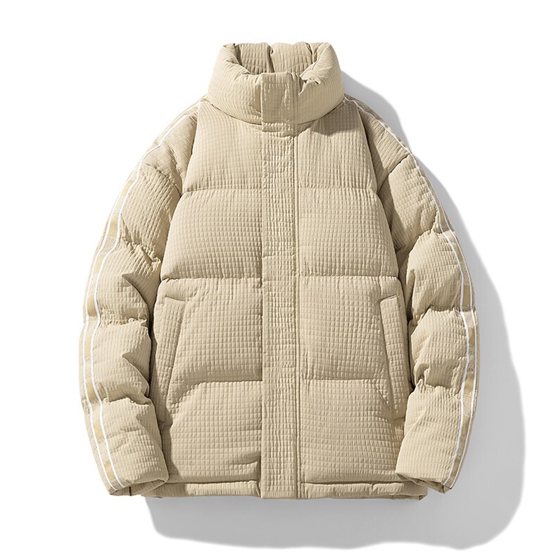 白底可二开潮牌棉衣2026冬加厚棉袄外套宽松面包服A436-1916-P75,男装棉衣,电商A436