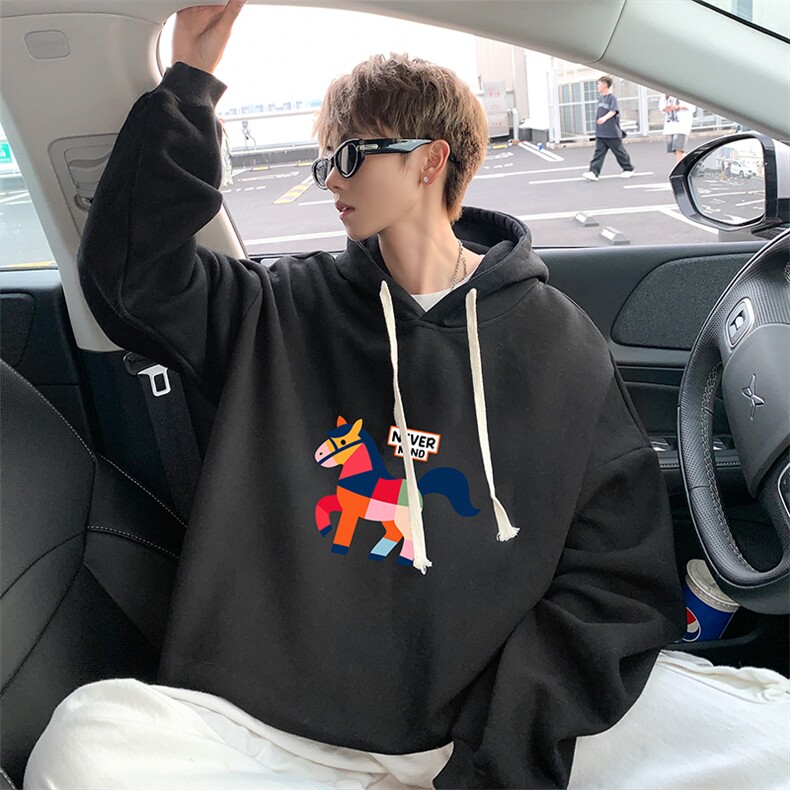 连帽卫衣男大码胖子帽衫大号运动服WY2458-P35,男装卫衣,电商A040