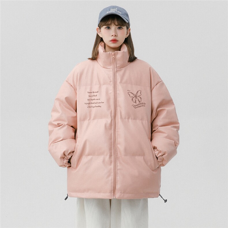 中性风新款冬季时尚百搭立领PU皮棉服外套MY6459P115控158,男装棉衣,电商A268
