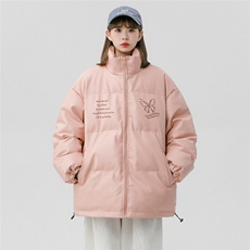 中性风新款冬季时尚百搭立领PU皮棉服外套MY6459P115控158，男装棉衣，电商A268