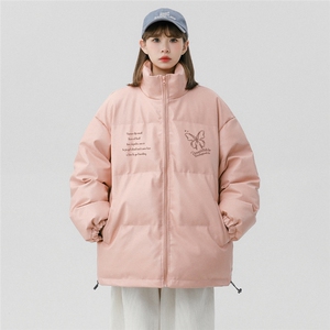 中性风 新款冬季时尚百搭立领PU皮棉服外套MY6459P115控158图片