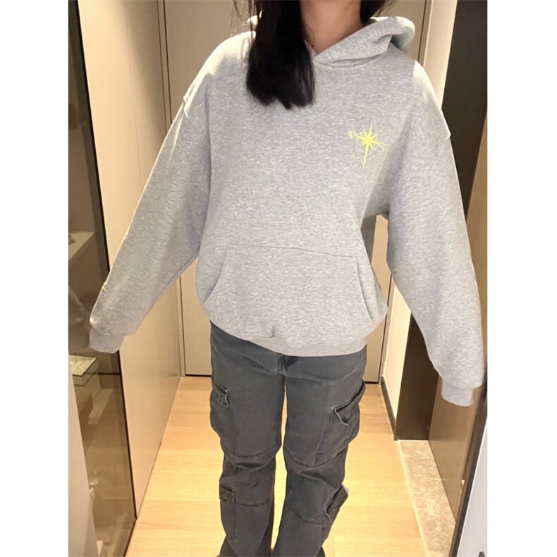 5740-P55潮牌新款纯棉华棉复合宽松加绒休闲卫衣,男装卫衣,星座617A-2
