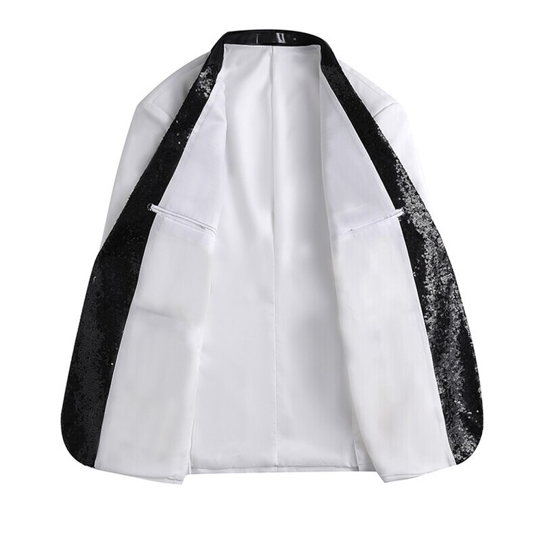 XF-DX8643P125男士白色西服西装高级感男士修身新款白色单西,男装西服,星座510A-2