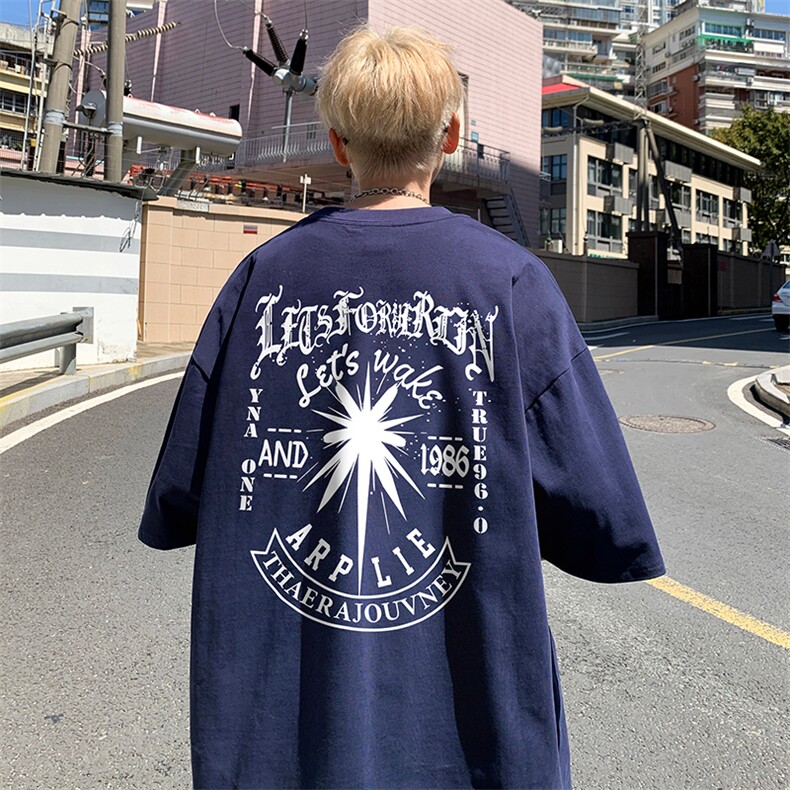 量大优供视频220克美式短袖t恤T2870得物直播有280克品质,男装T恤,电商A486