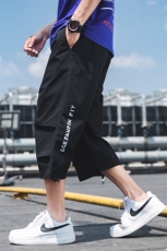 2024夏季新款日系外景大码印花束脚七分裤M-5XHK174-特P25，男装牛仔裤，电商A022