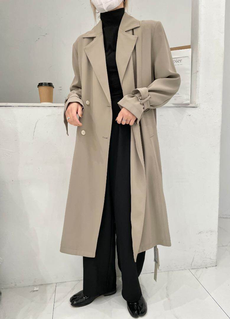 秋季新款长款风衣，女装风衣，歆座 XINZUO