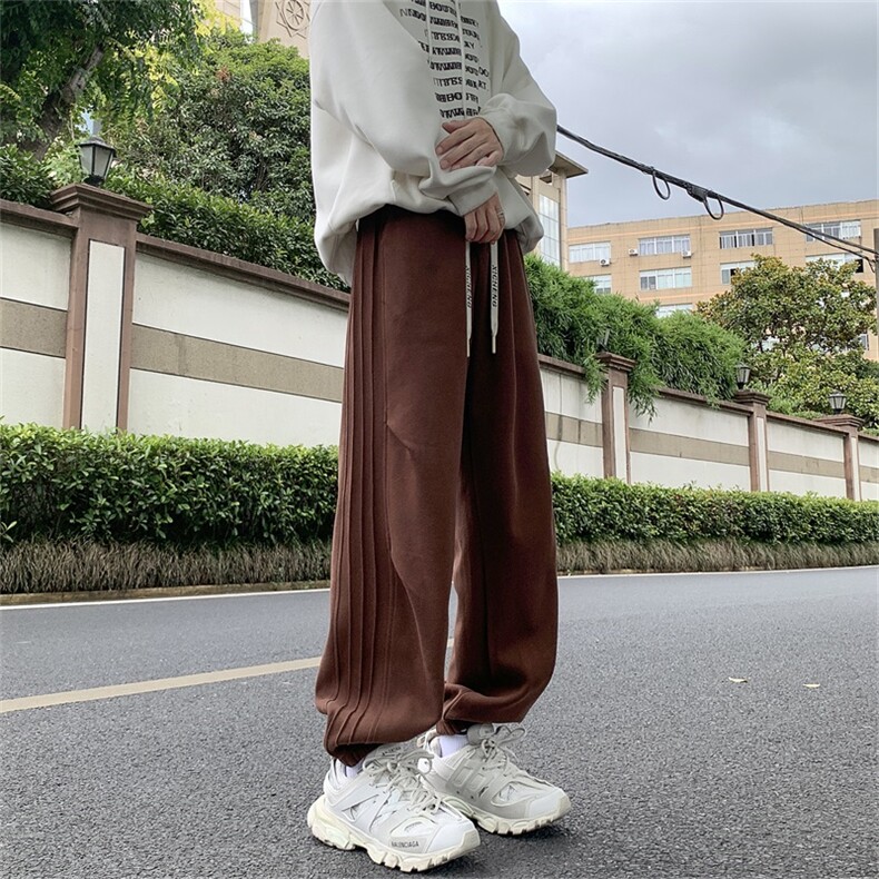 电商DSA028-CK2488P48新款休闲纯色条纹长裤男60棉40聚酯,男装休闲裤,电商A028