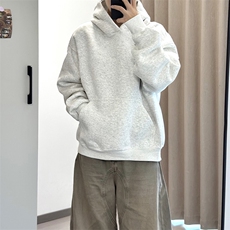 抖音得物高品质二开秋冬美式高街重磅结构辑明线连帽卫衣外套W75，男装卫衣，电商A486-1