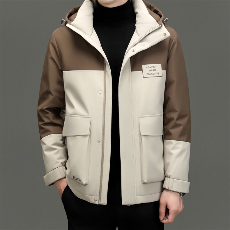 BN23801钱塘2020-2时尚简约冬季厚款中年男士90鹅绒羽绒服P300,男装羽绒服,钱塘207-2