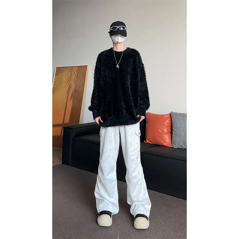 毛绒针织衫内搭打底衫男毛衣KD657-P50,男装针织衫/毛衣,电商D312-1