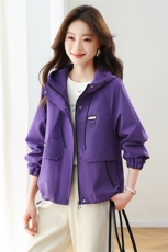 现货！现货！2026春季新款时尚宽松休闲短款外套女，女装短外套，以桐