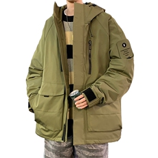 重磅稀缺鸭绒工装羽绒服冬保暖外套冲锋衣A436-976-P225控价298，男装羽绒服，电商A436