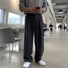垂感休闲男士西裤黑色K229/P68控105，男装西裤，电商A242