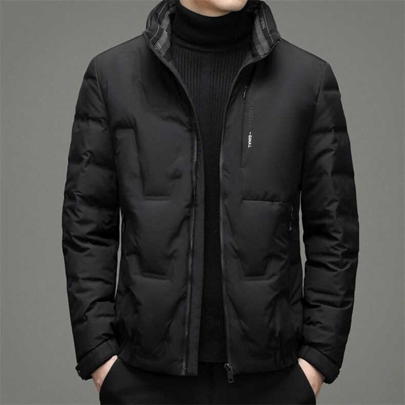 爸爸冬装羽绒服外套中年男冬季羽绒服中年休闲上衣MYYL92161-P230图片