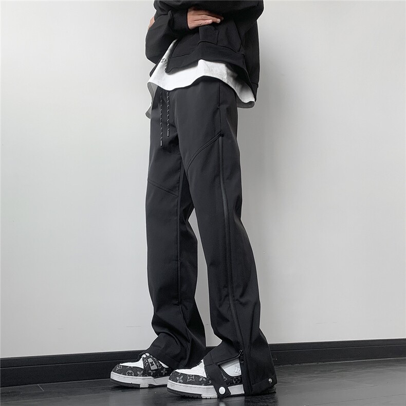 加绒2025秋冬高街防水冲锋裤cleanfit休闲裤K105-特P35加绒40,男装休闲裤,电商042