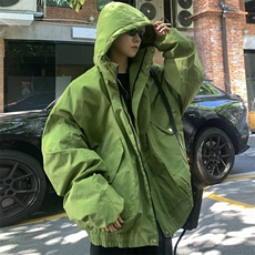 棉服男2025新款宽松休闲加厚保暖棉衣外套M9066P120控158起，男装棉衣，电商A157