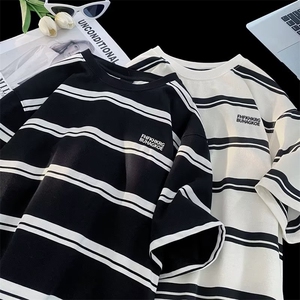 港风短袖t恤男夏季宽松ins潮牌情侣上衣衣服半袖体恤AT722-P35图片