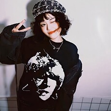 ERD忧郁的富二代人像印花针织毛衣美式高街重磅cleanfit流行百搭，男装针织衫/毛衣，星座813-2