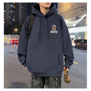 CM190P60加绒P65新品连帽卫衣重磅纯棉大码外套图片