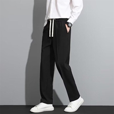 休闲裤时尚潮牌男哈伦裤潮新款印花宽松型夏小脚九分裤KK114-P40，男装休闲裤，星座911-3