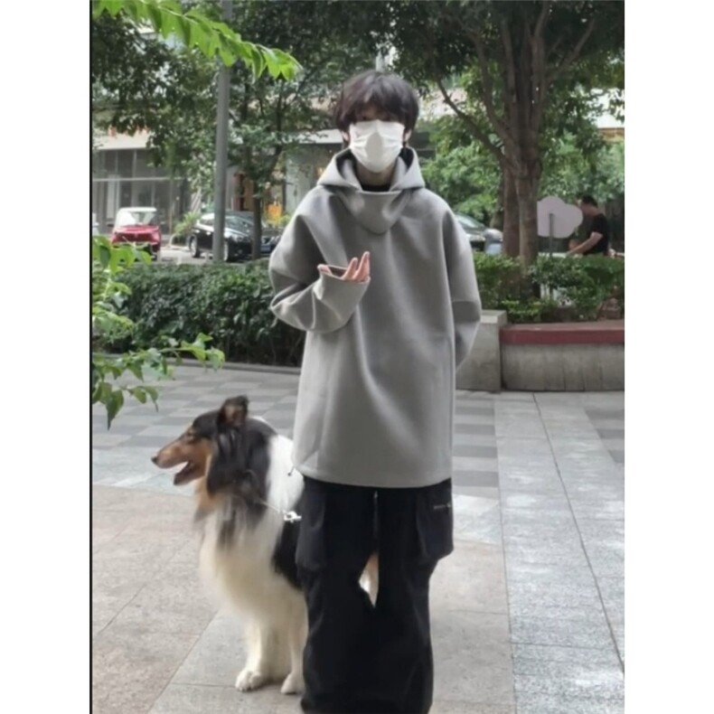 【有货】D88891-P65重磅连帽卫衣男士春秋季宽松美式新款潮流外套,男装卫衣,星座603-2