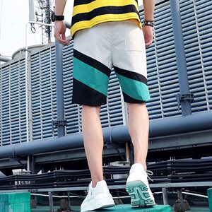 男士短裤夏季薄款潮流百搭五分中裤男装新款休闲工装裤子V103图片