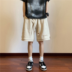 2026春夏新款美式字母钢印开衩短裤M~5XL XZ604-DK400-P45控58图片