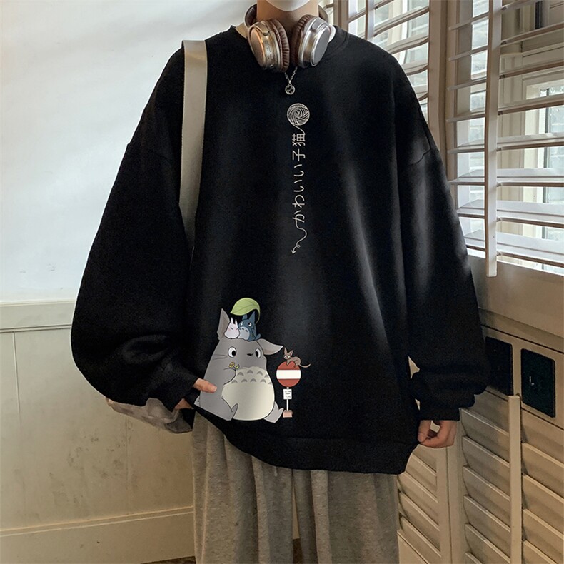 圆领卫衣男大码加厚加绒长袖t恤男S6152-P28加绒款-P33,男装卫衣,电商A040