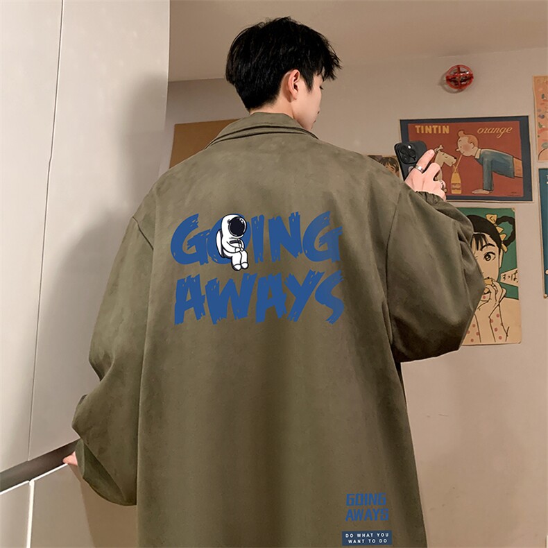 麂皮绒夹克男大码立领褂子外套JK85230-P68加绒款-P78,男装夹克,电商A040