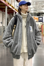 2024冬上新加绒加厚宽松棉衣羊羔绒连帽外套男女992-P110控价158，男装棉衣，电商A441-1