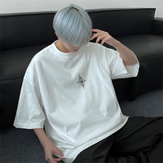 得物直播品质220克纯棉精梳xz605-dcm257-特批20控38，男装T恤，星座605(原A050)