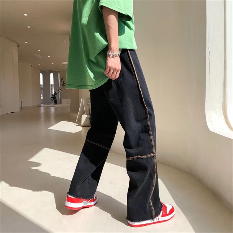 男个性直筒牛仔长裤NK23P40,男装牛仔裤,星座1116-2