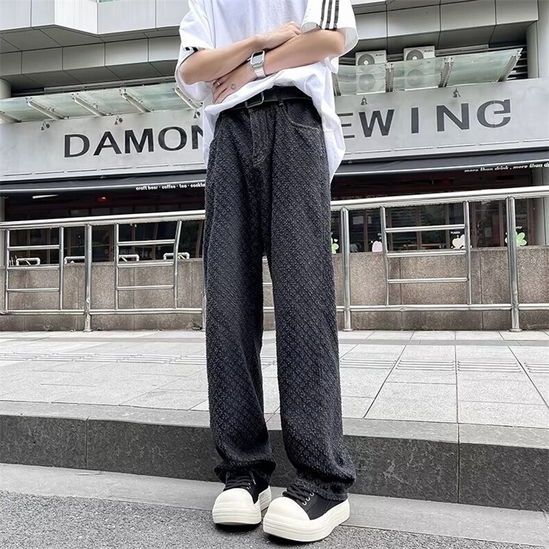2024美式牛仔裤男款直筒长裤潮ZQ10P46,男装牛仔裤,星座1116-2