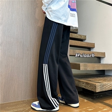 XZ616秋季新款异色织带撞色拼接破缝休闲长裤TY1089特P40控78，男装休闲裤，星座512A（原616）