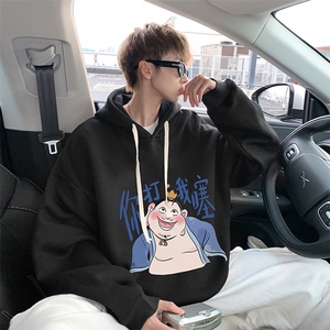连帽卫衣男大码胖子帽衫大号运动服WY2437-P35图片