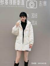 2021冬季新款加厚百鸭绒羽绒服，女装羽绒服，婉伦