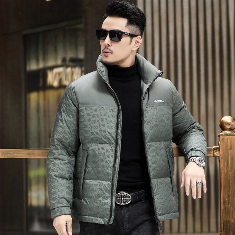 B8006钱塘2020-3新款时尚休闲冬季厚款简约中年男士羽绒服P245,男装羽绒服,钱塘207-3