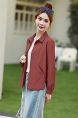 短外套女春秋款纯色简约百搭上衣，女装短外套，芙芮