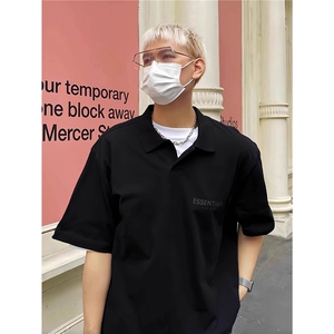 短袖男款polo衫痞帅高级感polo领重磅t恤夏季男装TX239图片