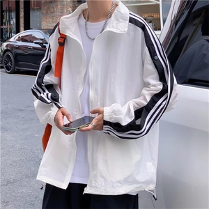 冰丝防晒衣男夏季港风拼色速干防晒服JK8507P40图片