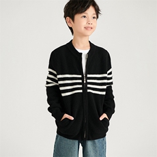 [羊毛]秋冬儿童羊毛开衫男女同款，童装儿童羊毛衫，鑫贝羊绒