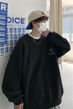 22秋新款港风休闲oversize宽松情侣套头卫衣B266-Y608-P50，男装卫衣，星座B257-1