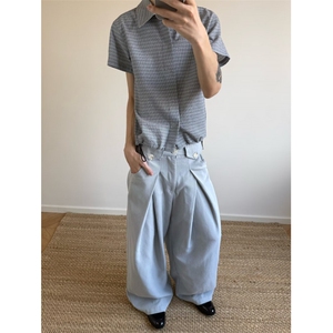 春款 老钱风cleanfit立体解构A字褶休闲裤 CK833/特P52图片