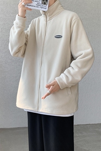 8XL-M 摇粒绒外套男奥粒绒加厚羊羔绒卫衣内胆夹克JK1314P68控88图片