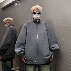 2024秋季新款美式金属装饰设计设计感立领飞行夹克外套WT75-P66，男装夹克，星座1109-3