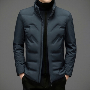 2023冬季休闲男士羽绒服青年男装加厚保暖90%白鸭绒ZL6107-P195图片