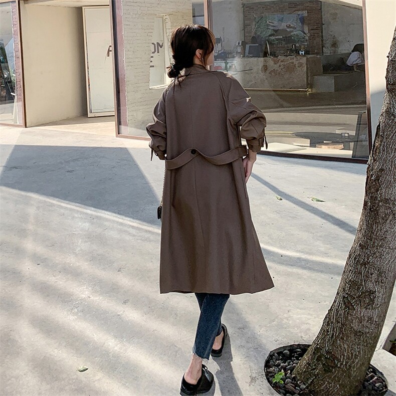 现货秋季现款韩版风衣P165K238-6115-2C210,女装风衣,2C210