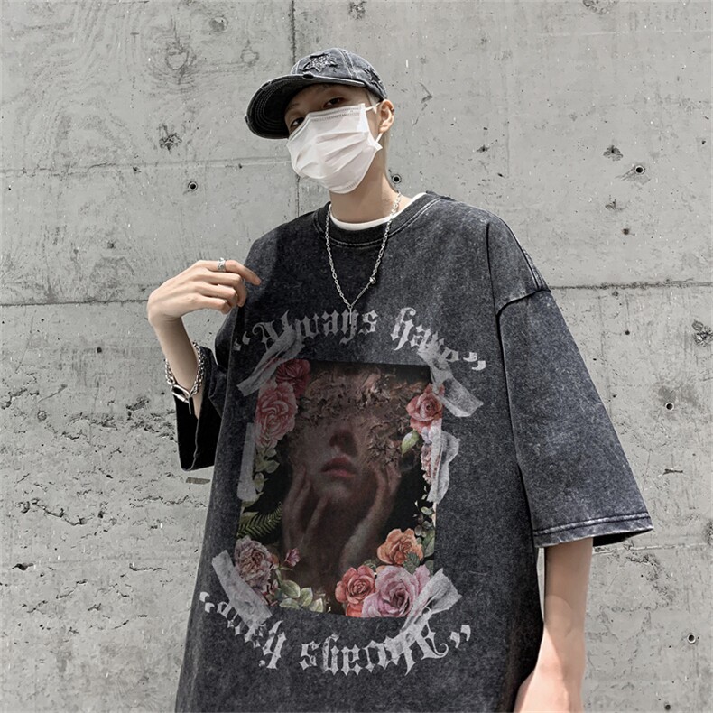 TX15P35夏季新款美式宽松T恤,男装T恤,星座517A-6