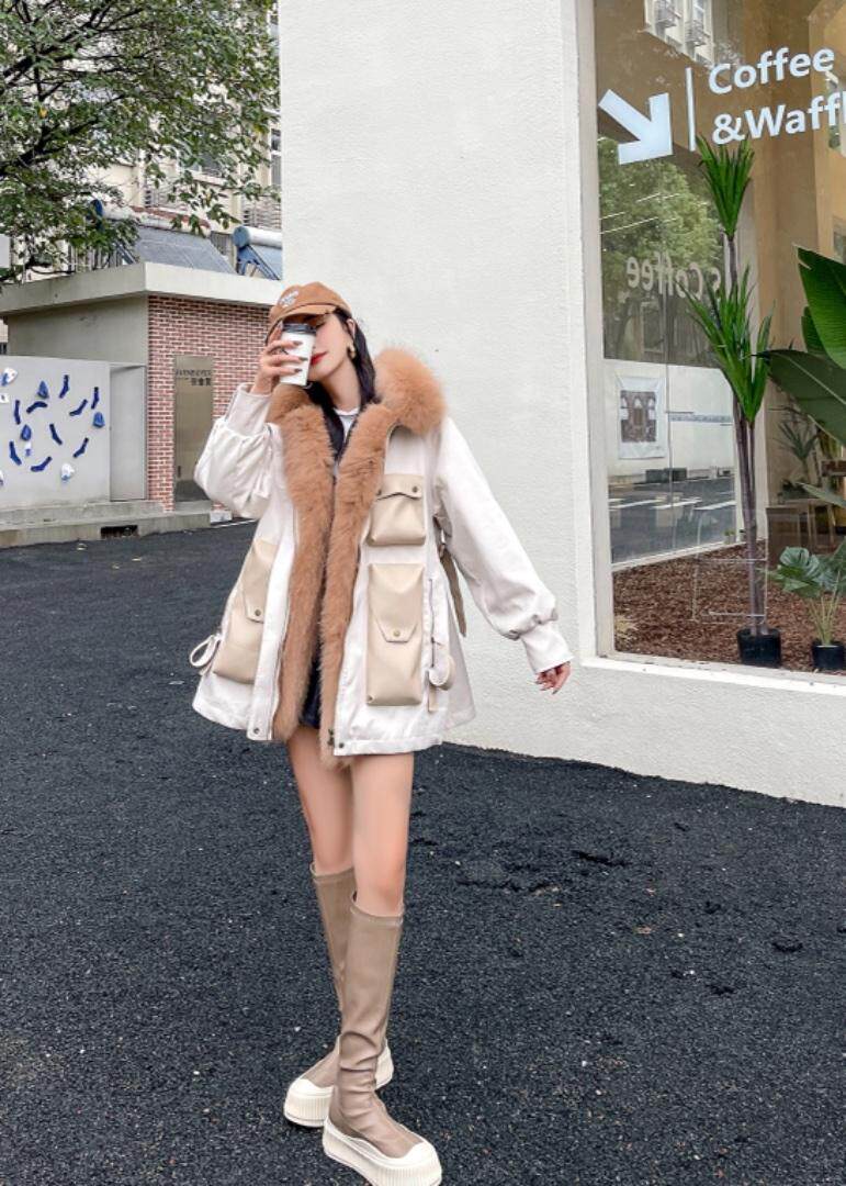 冬装狐狸毛派克服，其它，贻思茗